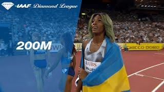 Shaunae Miller-Uibo sets a 200m Diamond League Record in Zurich - IAAF Diamond League 2019