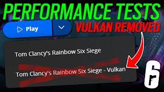 Vulkan Removed! PC Performance Tests - 6News - Rainbow Six Siege