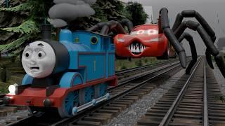 Cursed Mcqueen Chases Train Thomas