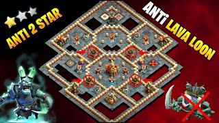 15 TH16 NEW ANTI LAVA LOON AND WITCH GOLEM BASS LINK|ANTI 2 STAR TH16 BASE -CLASH OF CLANS BASE