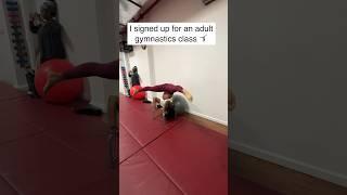 ‍️Adult Gymnastics Class in NYC #fitness #gymnast #olympics #gymnastics #workout #newyork