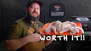 How to Spatchcock Turkey | Chef Tom X All Things Barbecue