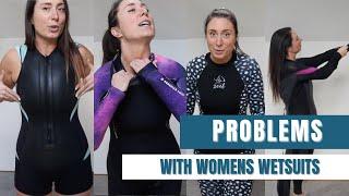 Problems with women's scuba wetsuits + trying them on