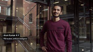 Arun Kumar A V's PhD involves researching ways for AI and humans to effectively collaborate.