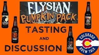 Elysian Pumpkin Pack Beer tasting and Review