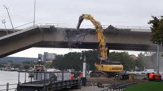 Dresden - beinahe Live Carolabrücke am 07.10.2024 - Teil 7