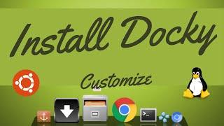 Docky Install and Customize in Ubuntu LTS
