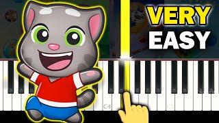 Talking TOM JUMP UP - Theme Song - VERY EASY Piano tutorial