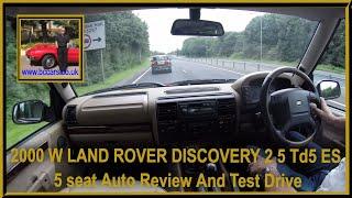 2000 W LAND ROVER DISCOVERY 2 5 Td5 ES 5 seat Auto | Review And Test Drive