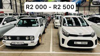 I Found The BEST Cars Between R2 000 - R2 500 Per Month At Webuycars !!