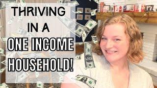 TOP TIPS FOR LIVING ON ONE INCOME! STAY AT HOME PARENT MONEY HABITS AND LIFESTYLE!