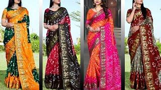 Latest Rajasthani Pure Cotton Bandhani Sarees for Summer || Buy Online Bandhani Saree || Saree