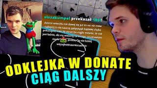 GUCIO | ODKLEJKA W  DONATE | PODKRADANIE JEDZENIA KOTU |