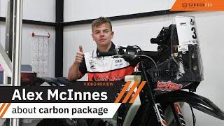 Alex McInnes is READY TO RACE with our Carbon Fox Husqvarna carbon set