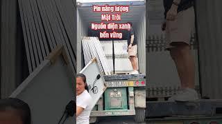 Pin năng lượng Mặt Trời . Nguồn điện xanh - bền vững #thanhtungsolar