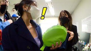 PRANKING THE *NEW* GIRL AT OUR OFFICE!  (work vlog)