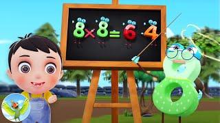 Aath Ekkam Aath, आठ एक्कम आठ, Hindi Rhymes and Number Song for Kids