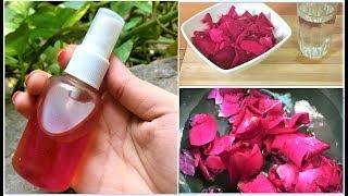 How to make ROSE WATER at HOME | DIY Rose Water For Skin and Hair Care