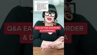 Gender therapist answering questions gender dysphoria and eating disorder.