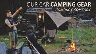 Our Car camping gear essentials [ compact vs comfort, the good and the bad ]