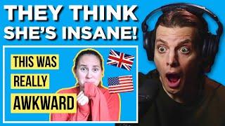 American Reacts to 7 Embarrassing Mistakes I've Made In The UK!