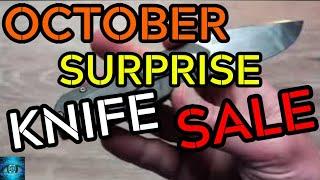 MASSIVE DISCOUNTS! SURPRISE OCTOBER KNIFE SALE KNIVES AVAILABLE