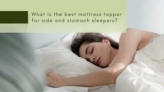 Best mattress topper for side and stomach sleepers