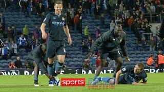 Mario Balotelli pranks Edin Dzeko