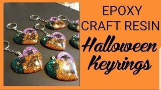 Epoxy Craft Resin Halloween Keyrings