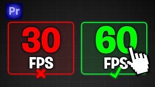 How To Change The Frame Rate in Premiere Pro