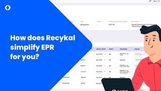 How does Recykal simplify EPR for you?