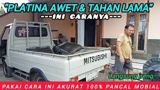 JURUS AMPUH...!! .. PLATINA BISA AWET DAN TAHAN LAMA gak gampang berkerak