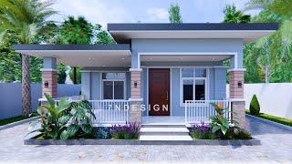 7 x 9.2 Meter House Design | Simple House (2Bedrooms)