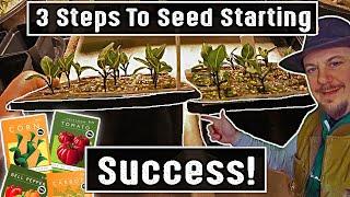 3 Steps To Seed Starting Success | Gardening With Plant Abundance