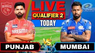  IPL Qualifier 2 : Punjab vs Mumbai | Live Cricket Match Score & Commentary | PBKS vs MI, IPL Live