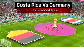 Costa Rica vs Germany |Full match Highligts |Fifa worldcup 2022