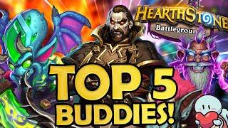 TOP 5 BEST Buddies For Climbing | Hearthstone Battlegrounds Guide