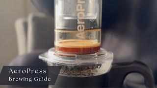 AeroPress Brewing Guide + Comparison to V60 method