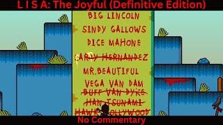 LISA: The Joyful Definitive Edition - (No Commentary)