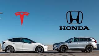 Tesla Model Y vs NEW Honda CR-V - Which is Better Daily?