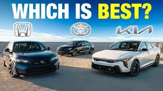 Kia K4 vs. Toyota Corolla Hybrid vs. Honda Civic Hybrid: Which Compact Sedan Is Best?