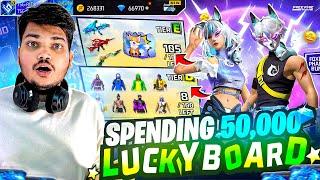 Free Fire Spending All My Diamonds RICH TO POOR Event Wasting 50,000 Diamonds -Garena Free Fire