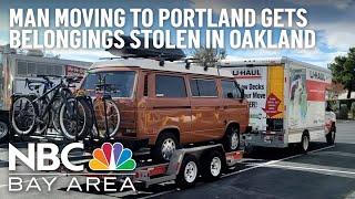 Man Moving to Portland Makes Pit Stop in Oakland, Gets All His Belongings Stolen