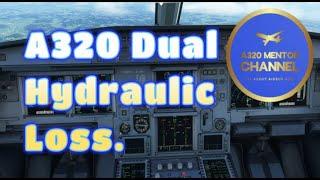 Airbus A320 Dual Hydraulic Loss