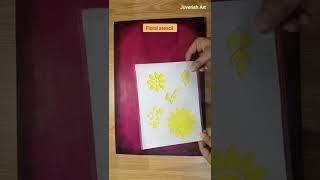 How to apply stencil without bleeding? | Acrylic Painting | Juveriah Art #arthacks #paintings