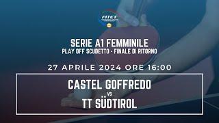 SERIE A1 F | Finale di ritorno | Castel Goffredo - TT Südtirol