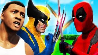 GTA 5 - DEADPOOL vs WOLVERINE!