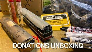 Donations unboxing video