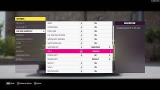 Forza Horizon 5- How To Change Your Speed Horsepower Torque Spring Units And All Other Measurements