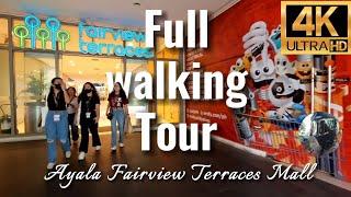 inside Ayala terraces fairview mall walk tour in 4K